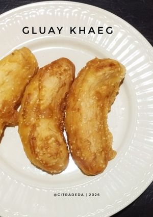 Foto resep Gluay Khaeg (Pisang goreng wijen krispi)