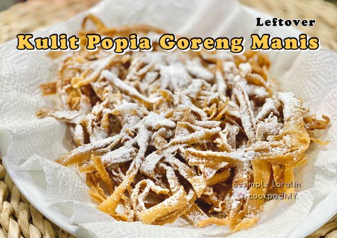 Resipi Kerepek Kulit Popia Leftover Manis (Resepi 2 Bahan) Oleh ...