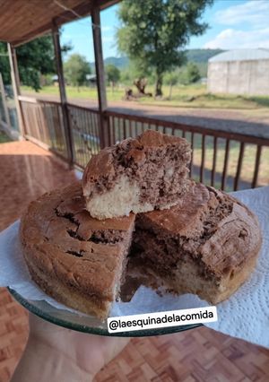 Una foto de Bizcochuelo Marmolado