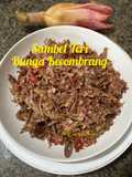 Sambel Teri Bunga Kecombrang