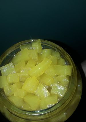 عکسی از دستور ترشی پوست هندوانه🍉