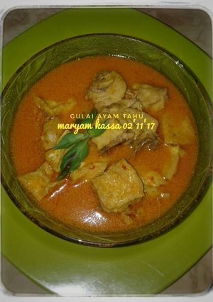 Foto resep Gulai ayam tahu