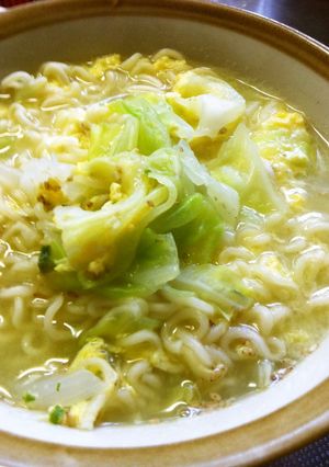 A picture of My Favorite Way to Enjoy Sapporo Ichiban Shio Ramen.