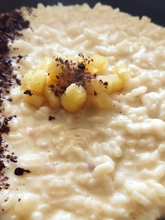 Foto di Risotto cacio, pere e cioccolato
