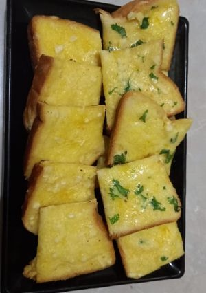 Foto resep Garlic cheese roti tawar