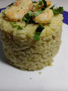 Una foto de Risotto de camarón 🍤