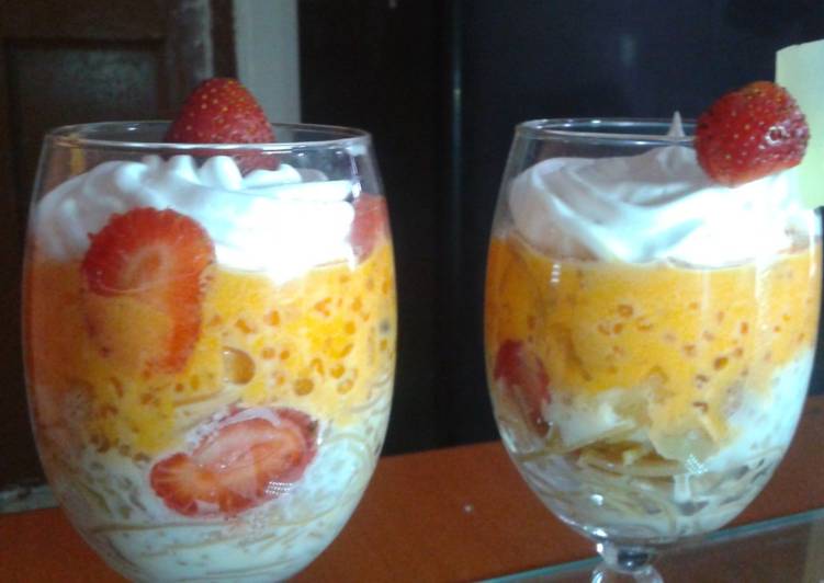 Recipe of Super Quick Tapioca trifle