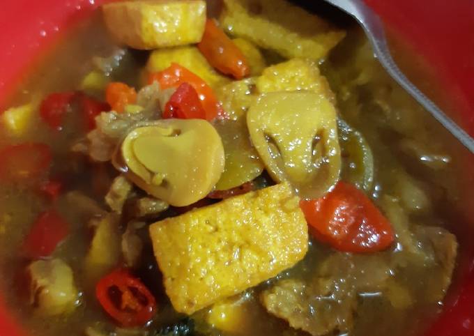 Pindang Tahu Daging Sop