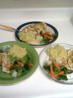 A picture of lemon zesty salmon.