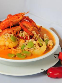 Una foto de Chupe de camarones