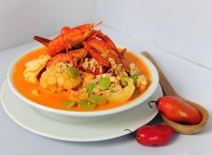 Una foto de Chupe de camarones
