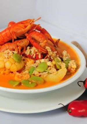 Una foto de Chupe de camarones