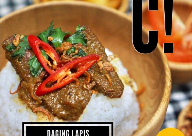 Homemade Daging Lapis