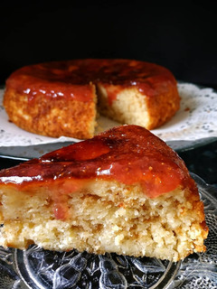 Una foto de Tarta de manzana con mermelada de higos