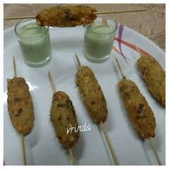 A picture of Sago satay.