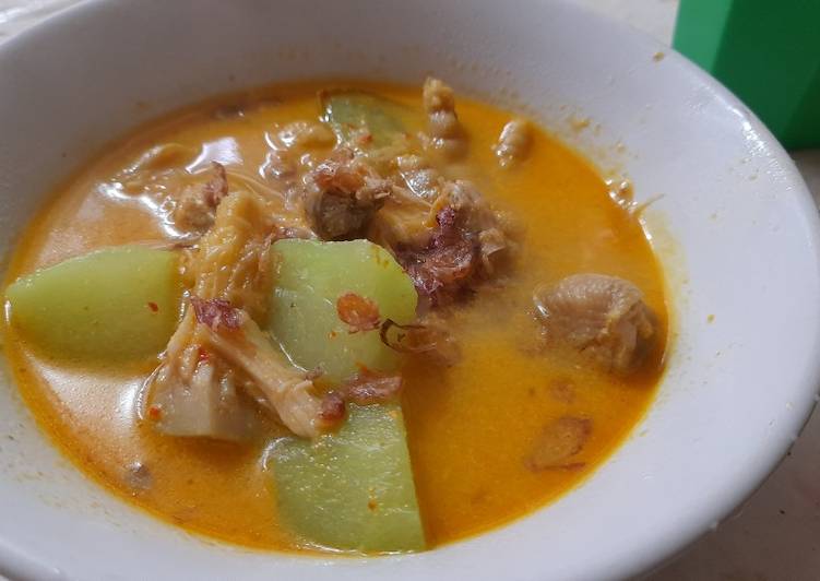 Resep Sayur nangka ayam pedas, Enak Banget