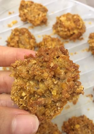 รูปของ คุกกี้ข้าวโอ้ตWheat flakes แบบง่ายๆ