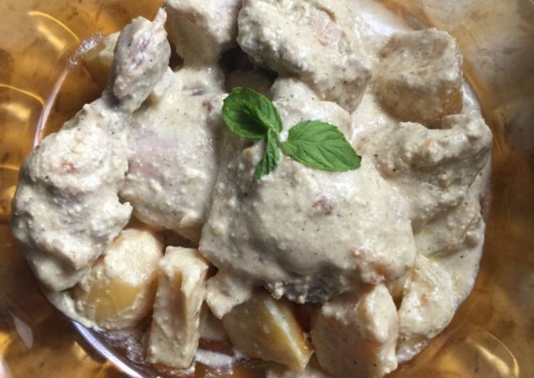 ايدام دجاج بكريمة الطبخ