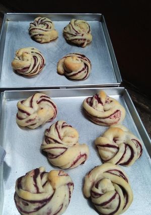 Foto resep Roti Ubi ungu