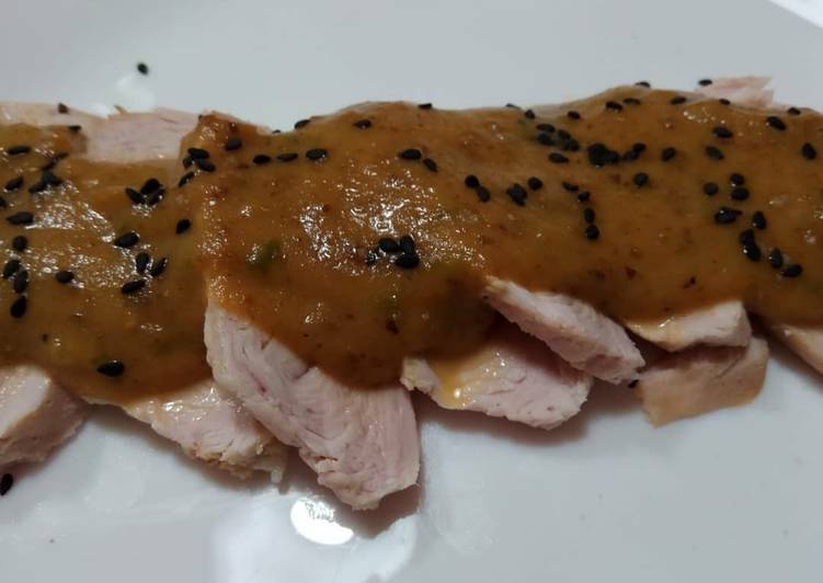 Solomillo de pavo con ciruelas en Slowcooker