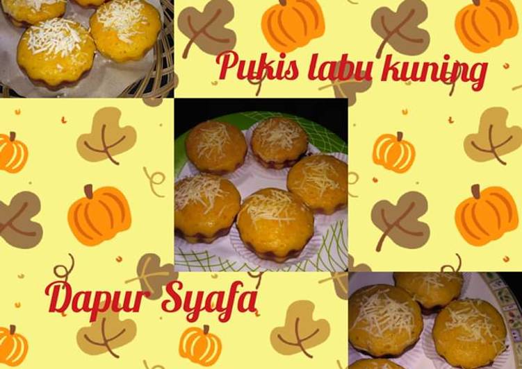 Cara Gampang Menyiapkan Pukis Bulat Labu Kuning Anti Gagal