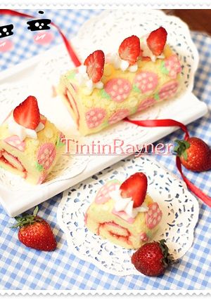 Foto resep Japanese Roll Cake Kukus ^^ 