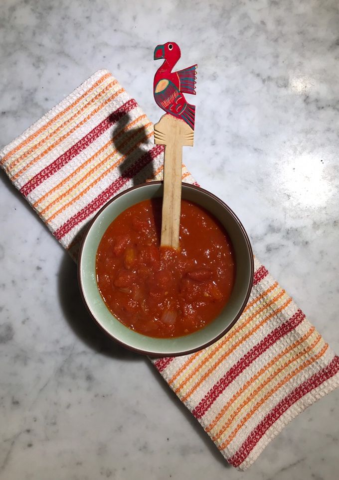 Una foto de Tomate esta salsa “reloaded”!!!!(salsa de tomates tradi-fake-rapid)