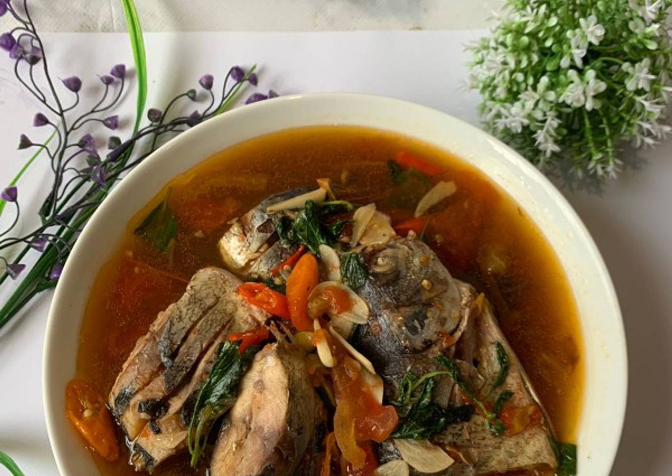 Sup Ikan Salmon