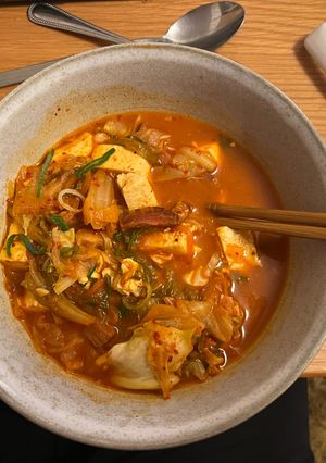 A picture of Kimchi Chigae.