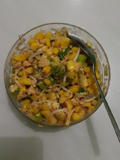 Foto resep Tumis jagung telur untuk diet ala anak kos (minim gula garam)