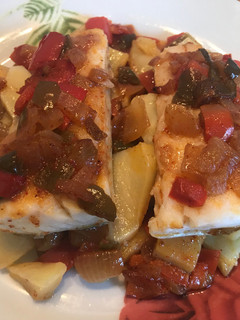 Una foto de Bacalao a la portuguesa
