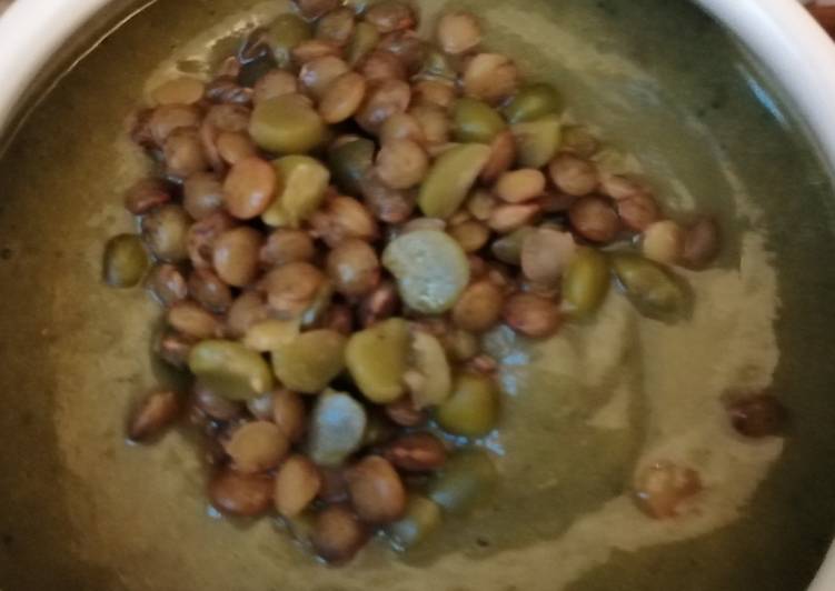 La Meilleur Recette De Lentilles blondes et pois cassé