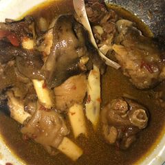 A picture of Ram head pepper soup #kitchenhuntchallenge.