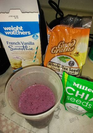 A picture of Protein berry smoothie.