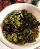 Ensalada fresca de mar y tierra
