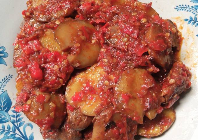 Cara Gampang Menyiapkan Balado jengkol ati ampela yang Lezat Sekali