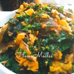 A picture of Vegetable yam porriage.