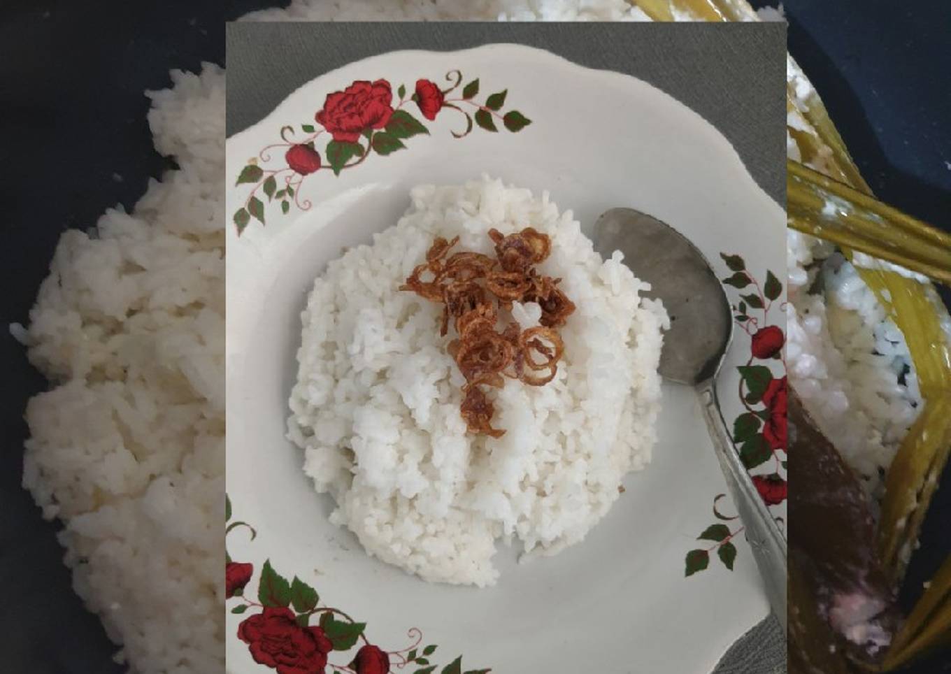 Menelan nasi