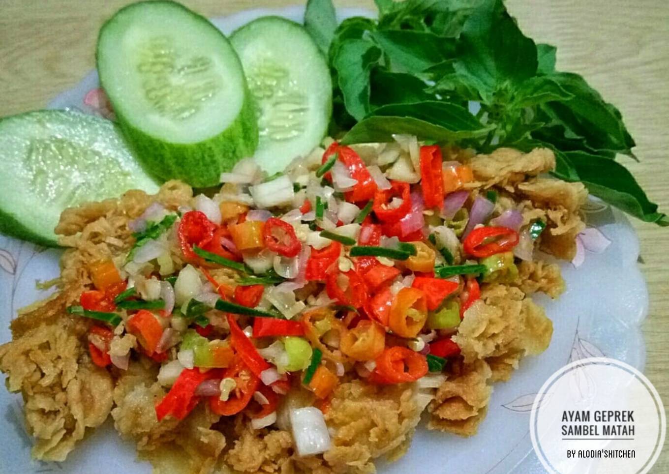 Ayam Geprek Sambal Matah