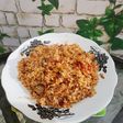 Nasi goreng saos teriyaki jamur