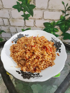 Foto resep Nasi goreng saos teriyaki jamur
