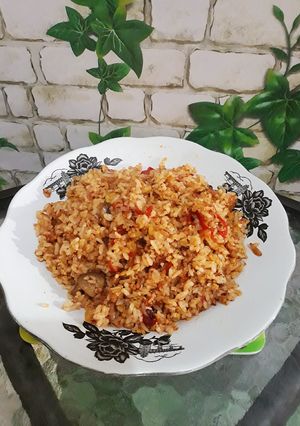 Foto resep Nasi goreng saos teriyaki jamur