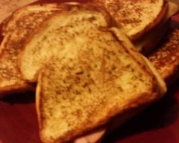 Popular Cuisine Grilled Garlic ham cheese sandwich Delicious and Healthy