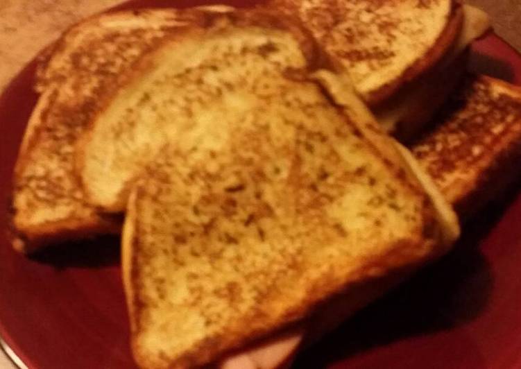 Grilled Garlic ham cheese sandwich Grilled Garlic ham cheese sandwich