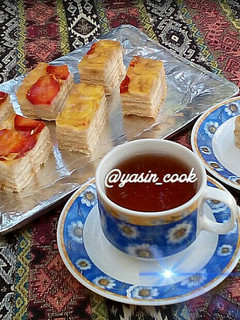 عکسی از دستور دسر یخچالی