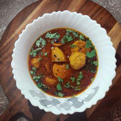 A picture of Arbi korma.