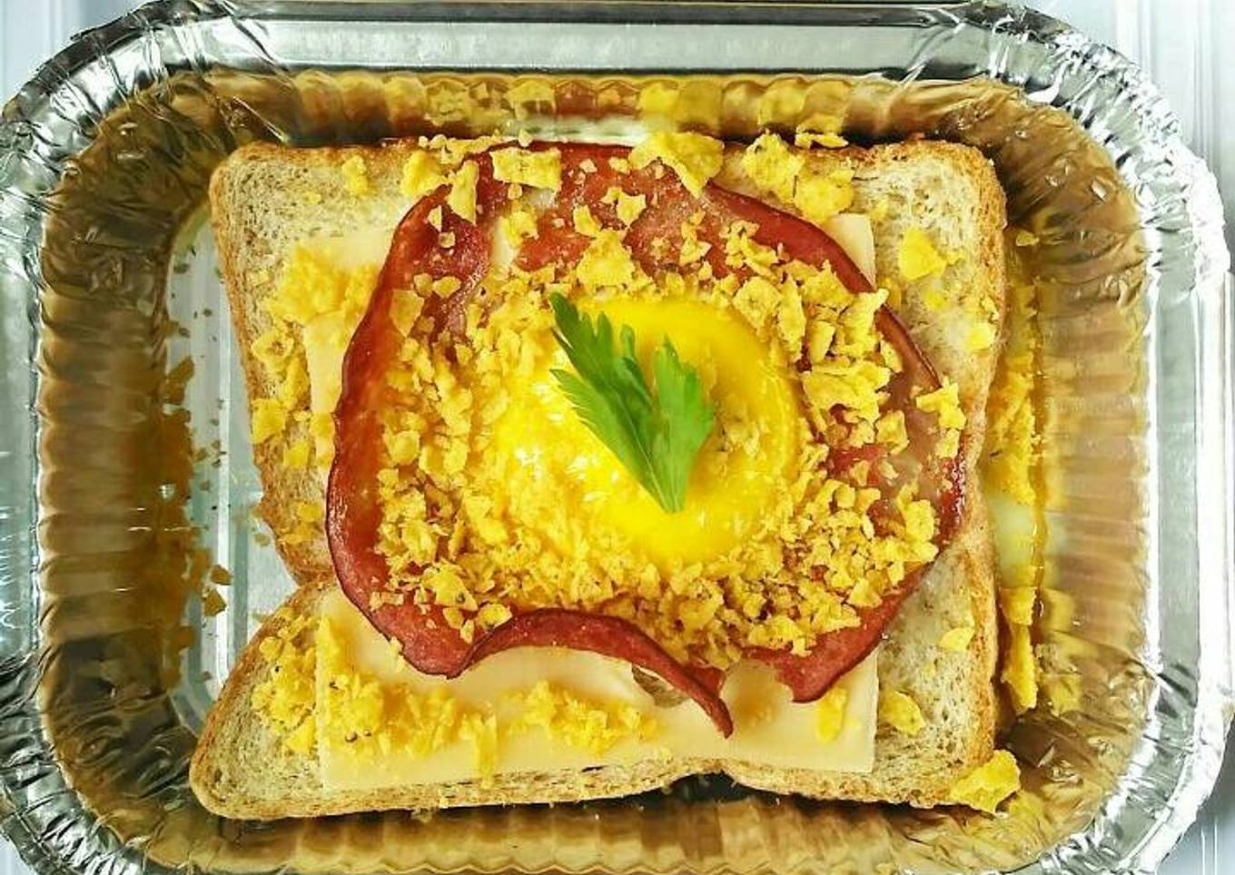 Roti Gandum Telur Panggang