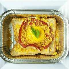A picture of Roti Gandum Telur Panggang.