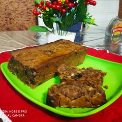 A picture of Christmas Cake (egg less).