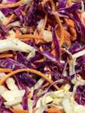 Ensalada de repollo y zanahoria